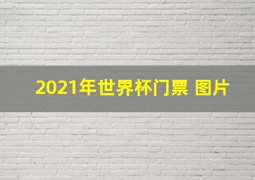 2021年世界杯门票 图片